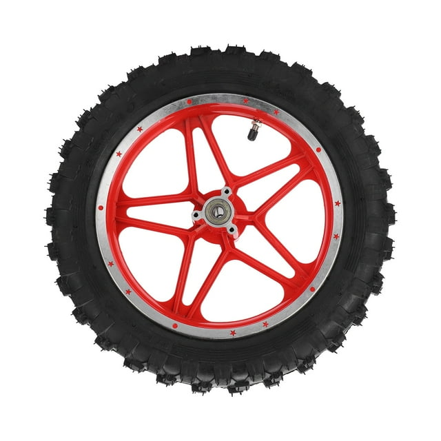 Mini Bike Wheels, Anti Skid Rear Wheel Rubber For Bicycle Red
