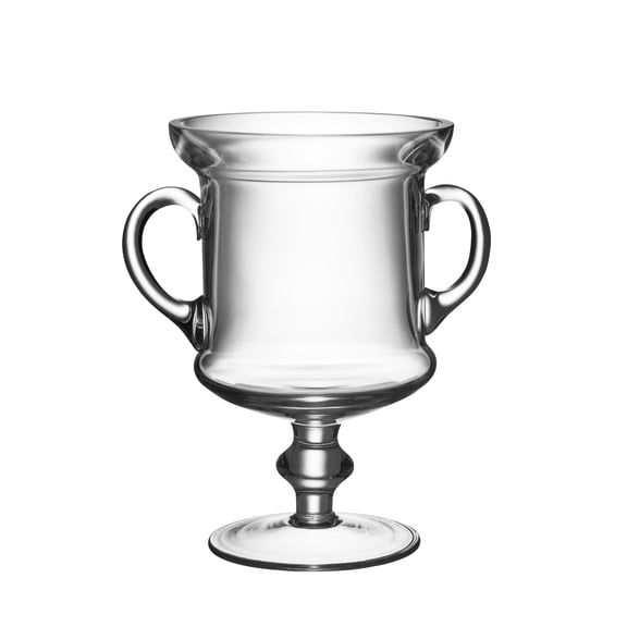 Glass - Trophy Cup with Handles - 12 " Height - European Quality - by Barski - Made in Europe