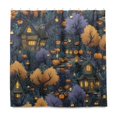 thumbnail image 2 of Yayeee Shower Curtain with Hooks 72"x72" Waterproof Fabric Bathroom Hanging Decor, Halloween Houses Pattern, 2 of 5