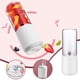 thumbnail image 1 of Exprimidor portátil recargable por USB | Vaso de vidrio de 400 ml con 6 cuchillas de acero inoxidable | Mini licuadora personal para batidos y zumos | Para uso doméstico y de viaje, 1 of 6