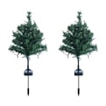 thumbnail image 1 of 2 luces solares para árbol de Navidad, decoración navideña solar, luz de estaca para camino DIY Sin accesorios, 1 of 9