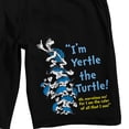 thumbnail image 7 of Yertle The Turtle I'm Yertle Adult Black Sleep Pajama Shorts-XS, 7 of 7