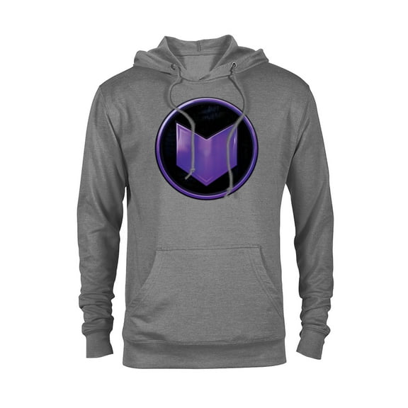 Marvel Hawkeye Purple Arrow Logo - Pullover Hoodie for Adults – Customized-Graphite Heather
