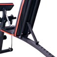 thumbnail image 4 of Soozier Banc d'Haltères Pliable et Ajustable, Banc d'Entraînement Abdominal pour Musculation Assise, pour Entraînement à la Maison, Gym, Inclinaison, Plat, Multiusage, Entraînement, Exercice, Mise en Forme, 4 of 9