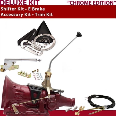 American Shifter 4L80E Shifter Kit 12 in. E Brake Cable Trim Kit for CD8A4