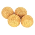 thumbnail image 2 of Sweet Life Gold Solid Print Plastic Hanging Baubles Ball Ornaments, 12 Count (1.18"), 2 of 4