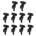 thumbnail image 1 of Raindrops 10 Pcs Rétenteurs de Cordes de Guitare Électrique Style Rouleau Noir pour Réduction de Bruit et Ajustement Polyvalent de la Tête, 1 of 8