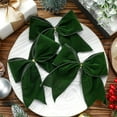 thumbnail image 3 of Dalrosia 12PCS Christmas Velvet Bows Rustic Wreath Gift Bows Vintage Xmas Velvet Ribbon Bow Holiday Ornaments for Christmas Tree Garland DIY Craft Wrapping Deco, 3 of 5