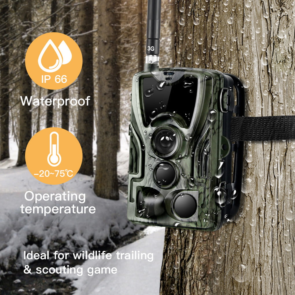 3G 1080P 16MP Hunting Trail Camera IR Wildlife HD Outdoor Video Night Vision 
