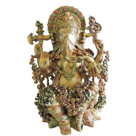 Brass Ganesh Ji Statue 12.88kg