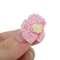 thumbnail image 3 of Unique Bargains 1 Pair Shoelace Charms Sparkly Yarn Flower Decorative Shoe Clips Pink, 3 of 5