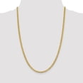 thumbnail image 3 of Real 14kt Yellow Gold 3.7mm Lightweight Flat Cuban Chain; 16 inch; Lobster Clasp; for Adults and Teens; for Women and Men, 3 of 6