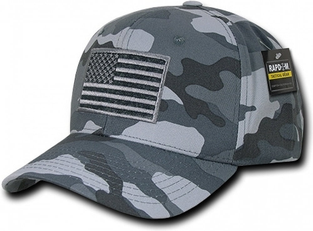 RapDom USA Structured Small Rubber Flag Mens Cap