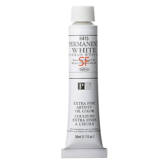 Holbein Artists' Oil Color, 50ml, Permanent White SF
