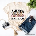 thumbnail image 6 of America Est 1776 Founding Fathers Vintage T-Shirt, Retro Patriotic Tee, 6 of 6