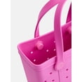 thumbnail image 4 of Time and Tru Women's Waterproof EVA Mini Beach Tote Bag, Pink, 4 of 4