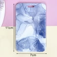 thumbnail image 6 of Xeyise ID Badge Holder with Retractable Reel Exquisite Pattern Easy to Use Vertical Name Key Card Holder Case, 6 of 8