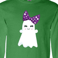 thumbnail image 4 of Inktastic Little Ghost, Cute Ghost, Ribbon, Halloween Long Sleeve T-Shirt, 4 of 5