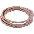 thumbnail image 1 of GFDYREE 2 Yards 6.0mm Khaki Braided Leather Cord for Jewellery Making and DIY Projects, 1 of 2