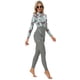thumbnail image 1 of Traje de baño musulmán para mujer, hiyab de retales modesto, traje de baño deportivo de manga larga, 3 uds., traje de baño islámico Burkinis Tan Jianjun unisex, 1 of 2