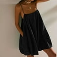 thumbnail image 4 of Birdeem Robes pour Femmes Mode Décontractée Confort Couleur Unie Camisole Sans Manches, 4 of 12