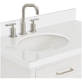 thumbnail image 4 of Ariel D037SLWQOVOGRY Kensington 37" Free Standing Single Oval Basin Vanity Set - Grey, 4 of 7