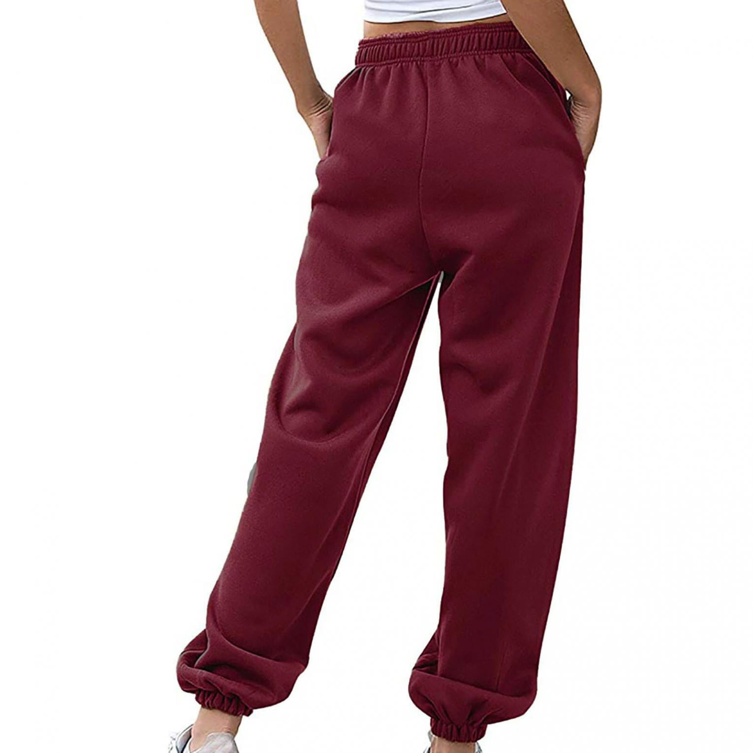 Lroplie Christmas Sweatpants for Women Drawstring Running Sweatpants for  Women Tapered Active Yoga Lounge Casual Pants