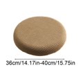 thumbnail image 3 of MTBLYS Funda redonda para taburete de bar con elástico protector de asiento para taburetes de cocina y mostrador|Tejido de imitación de seda con lazos elásticos para un ajuste seguro|fácil de limpiar, 3 of 6