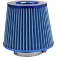 thumbnail image 5 of Filtro de entrada de aire frío universal,Kit de refrigeración de aire con filtro de aire deportivo universal,Sistema de filtro de entrada de aire para automóvil (azul), 5 of 5