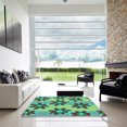 thumbnail image 7 of Ahgly Company Machine Washable Indoor Rectangle Transitional Lime Mint Green Area Rugs, 7' x 9', 7 of 7