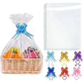 thumbnail image 1 of Large Cellophane Gift Bags - 70x100 cm with Bows, 1 of 4