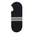 thumbnail image 1 of Xiao Hua 3 pares de calcetines invisibles para hombre, antideslizantes, de silicona, que absorben la humedad, de corte bajo, informales, negros, 1 of 2