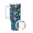 thumbnail image 3 of Woody Buzz Story Bouteille d'Eau 40oz Ice Bully avec Poignée Paille de Bouteille Sport Isolée en Acier Inoxydable Réutilisable Étanche Gobelet de Voiture, 3 of 9