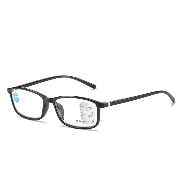Gafas de lectura anti-luz azul para hombres y mujeres, gafas de lectura multienfoque de doble propósito para personas de mediana edad y mayores, gafas de lectura