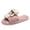 Pink, variant on NOKIO Cute Fuzzy House Slippers for Women Fashion Doll B𝖾𝖺r Plush Slides Comfy Open Top F𝗅u𝖿𝖿y Slipper Winter Home Flat Slides Warm Casual Cotton Slippers for Indoor and Outdoor