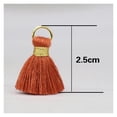 thumbnail image 6 of 10pcs Polyester Trim Fringe Tassel Keychain Decoration DIY Pendant Epoxy Resin Mold Cellphone Bookmark Tassel For jewelry Making, 6 of 7