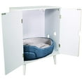 thumbnail image 6 of Penn-Plax Cat Walk Furniture: Contemporary Home Cat Litter Hide-Away Cabinet – All White, 6 of 6