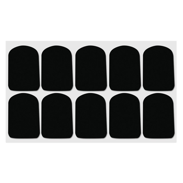 1 hoja de almohadillas para boquillas de saxofón, almohadillas de parche para saxofón, almohadillas de silicona para boquillas de saxofón