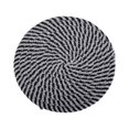 thumbnail image 1 of Wosthever Woven Coaster Household Round Mug Placing Cushion Mats Mat Insulated Tableware Thickened Heat Table Cup for Home Bar Mostrada Gris oscuro, 1 of 6
