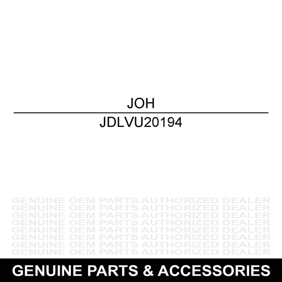 John Deere LVU20194 Pin Fastener