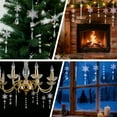 thumbnail image 2 of Inadays 32pcs Crystal Christmas Ornaments Set - Iridescent Acrylic Snowflake & Icicle Drop Hanging Decor for Tree, Winter Wonderland Party, 2 of 6