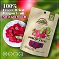 thumbnail image 3 of Himalayan Chef Freeze-Dried Dragon Fruit 15g/Each (Pack of 10) | Organic Dried Fruit Snacks, Healthy Snack for Kids & Adults, Freeze-Dried Fruit, 3 of 8