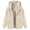 Beige, variant on Autumn/winter Lamb Coat Plus Thick Hooded Cardigan Plus Size Coat