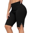 thumbnail image 3 of Ihhxva Women's Plus Size High Waisted Yoga Shorts with Pockets Tummy Control Moisture-Wicking Gym Athletic XL-5XL, 3 of 8