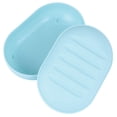 thumbnail image 2 of 8 Pcs Simple Soap Container Plastic Soap Case Travel Outdoor Home Soap Holder, 2 of 5