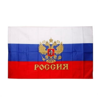 Drapeau Russie 90x60cm - Drapeau russe 60 x 90 cm - Drapeaux - AZ FLAG :  : Jardin