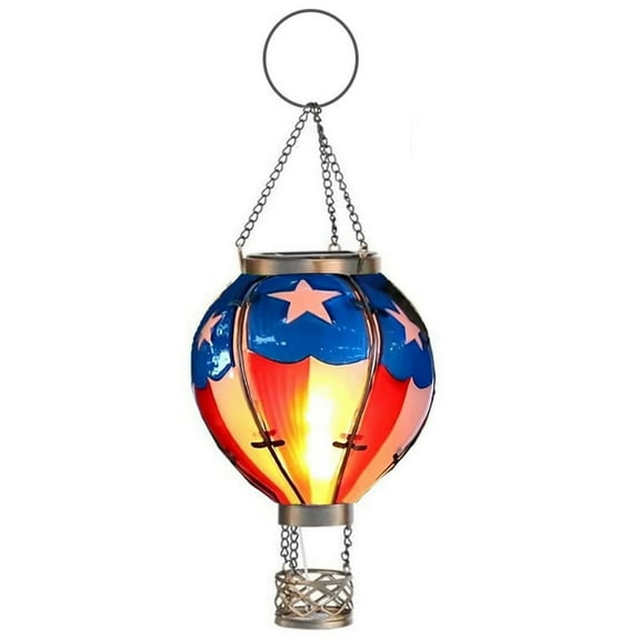 Hot Air Balloon Solar Lantern Outdoor Solar Lanterns Waterproof for Garden Patio Porch Tree Yard Decorations