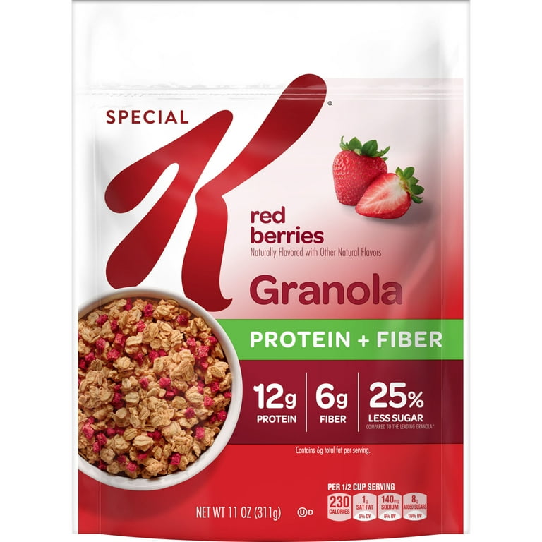 Kellogg's Special K Red Berries Granola Bag, 11 oz - Walmart.com