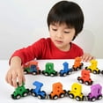 thumbnail image 4 of 12-Piece Montessori Magnetic Number Train Set Digital Mini Train Educational Toy For Toddlers, 4 of 8