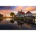 thumbnail image 3 of F. Turienzo, Carlos 14x11 Black Modern Framed Museum Art Print Titled - Zaanse Schans, 3 of 5